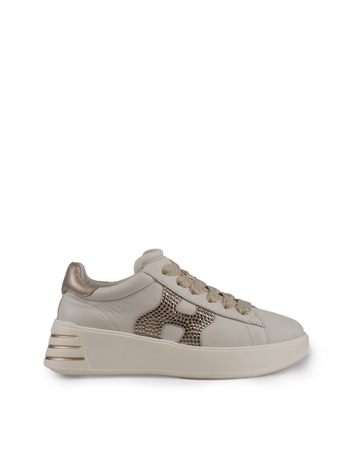 Sneakers Rebel in pelle con glitter HOGAN | HXW5640ES90 ESI0GC0